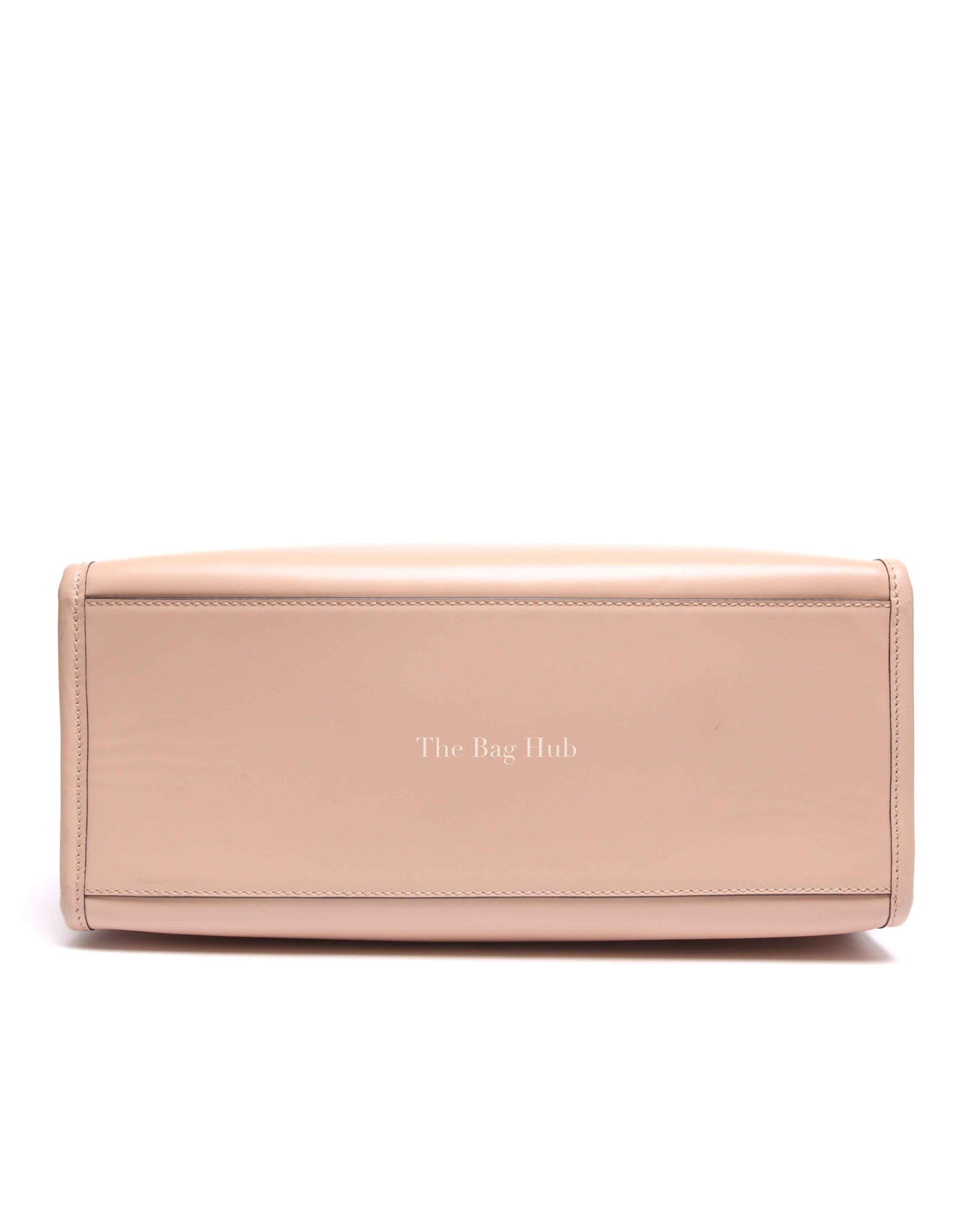 Fendi Pink Leather Sunshine Medium Shopper Tote Bag