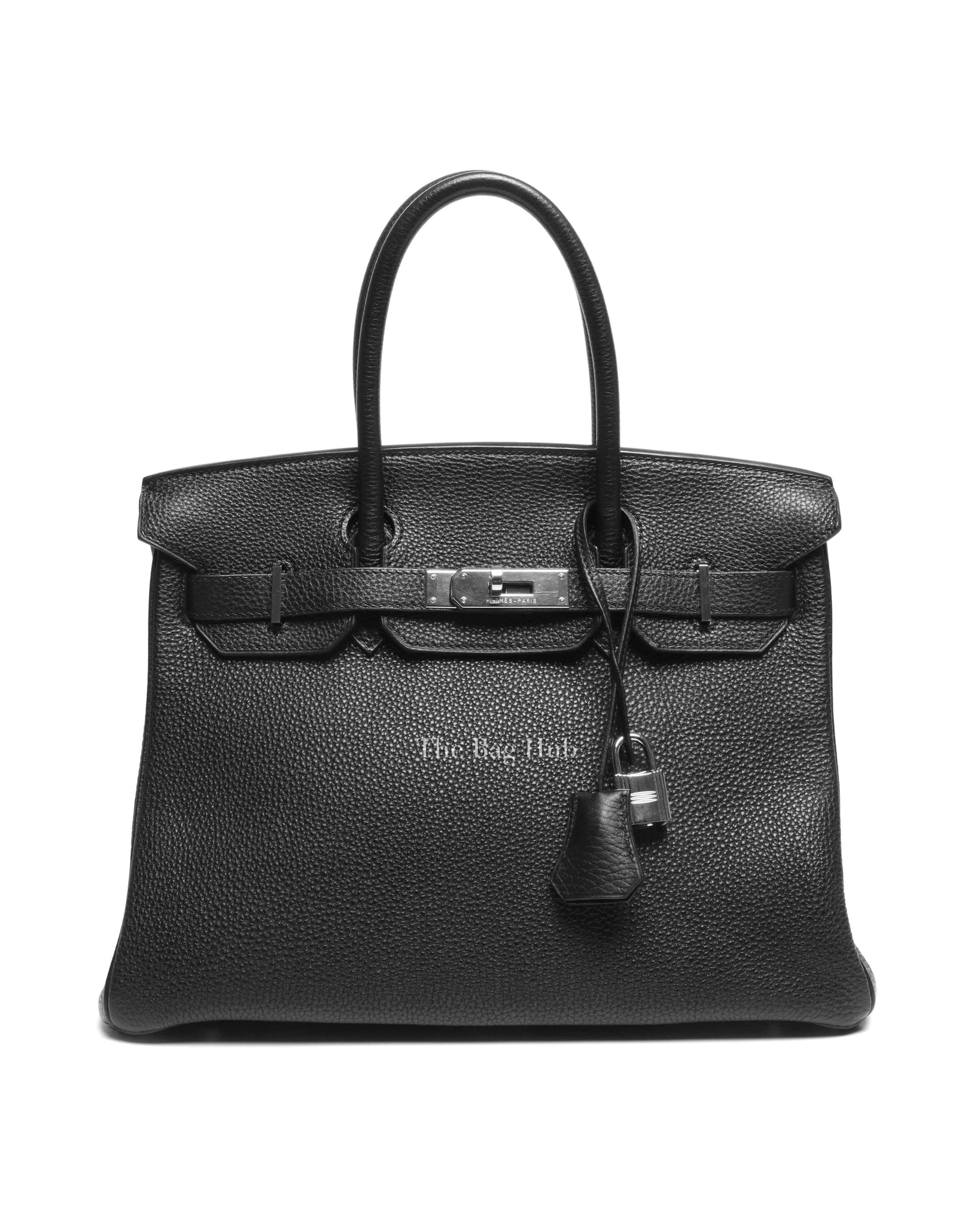 Hermes Noir Togo Leather Birkin 30 PHW