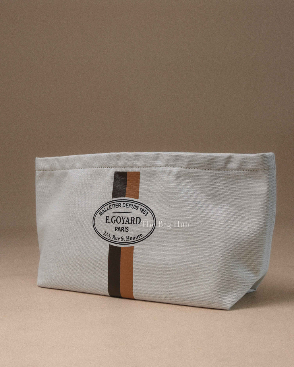 Goyard Off White Canvas Necessaire PM Bag