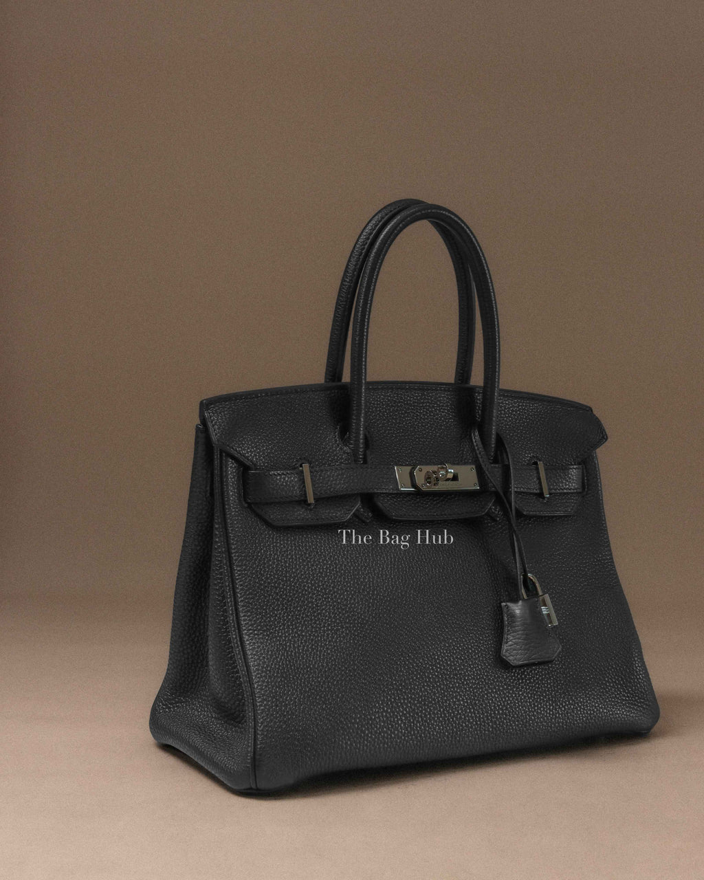Hermes Noir Togo Leather Birkin 30 PHW