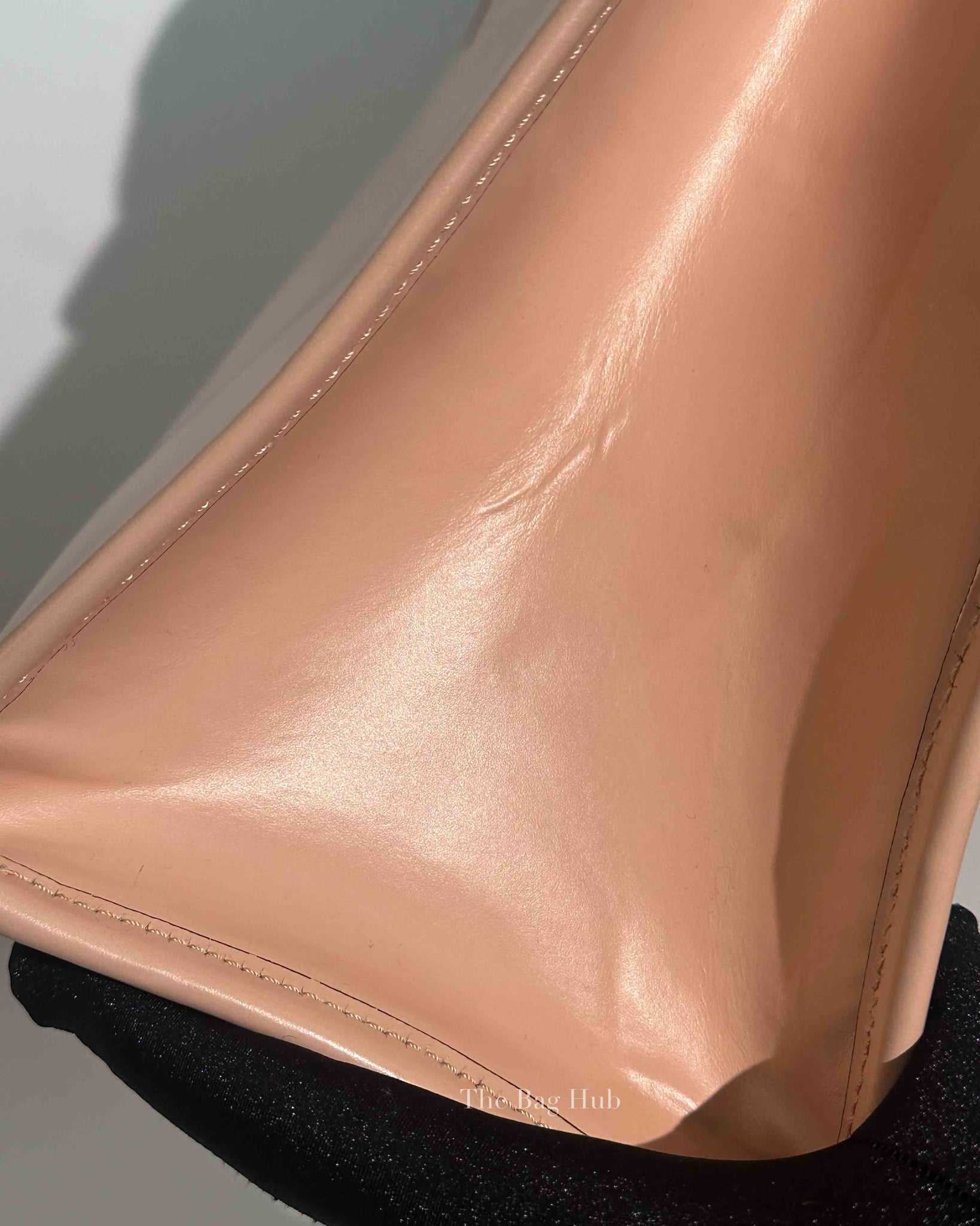 Fendi Pink Leather Sunshine Medium Shopper Tote Bag