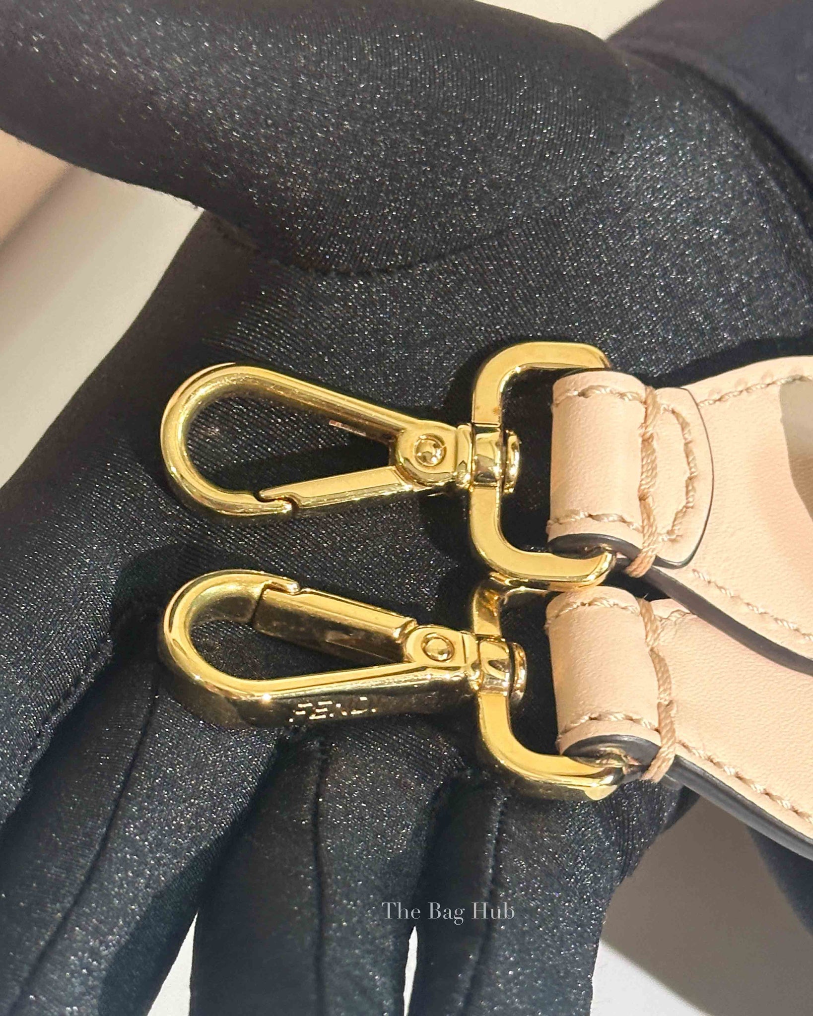 Fendi Pink Leather Sunshine Medium Shopper Tote Bag