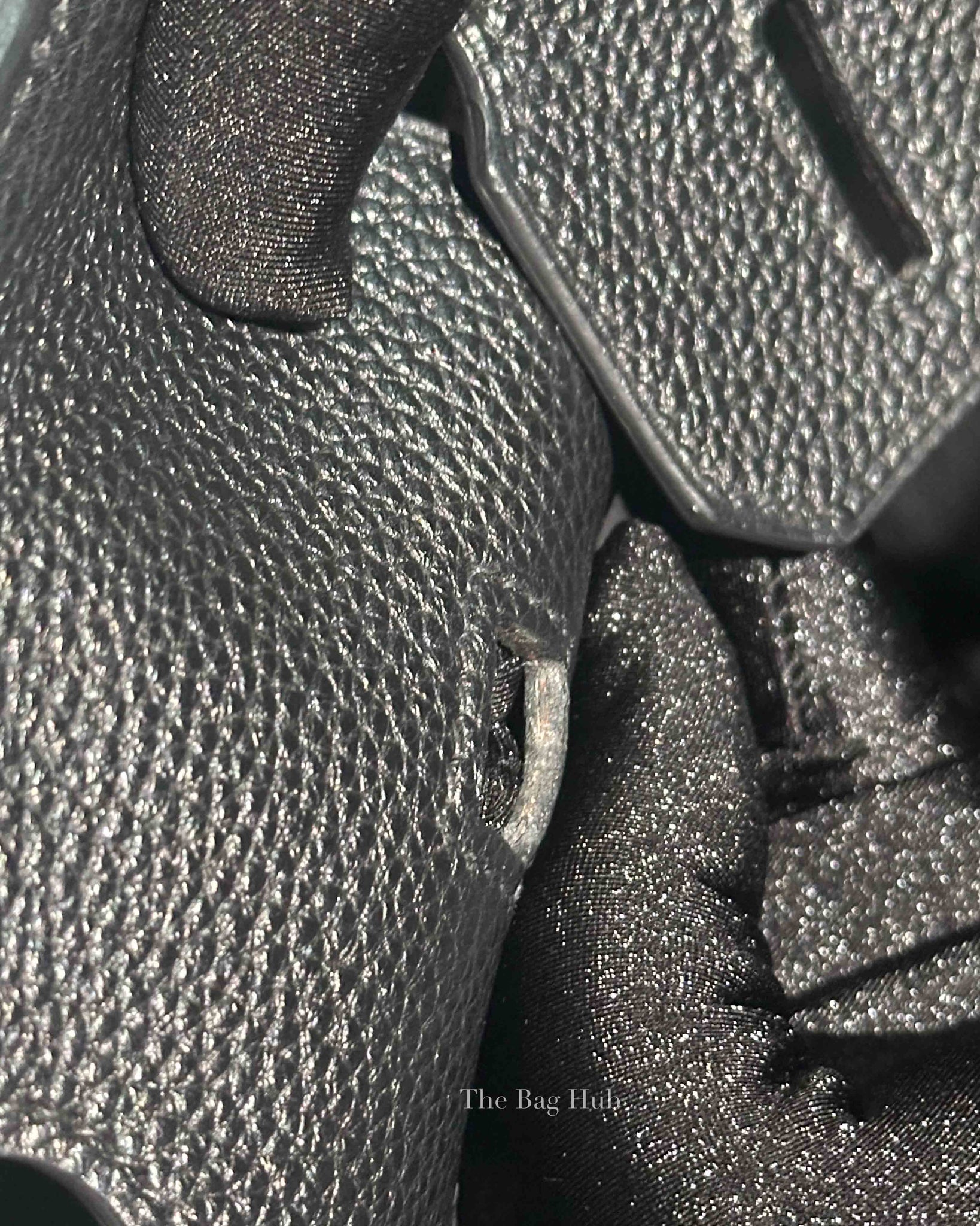 Hermes Noir Togo Leather Birkin 30 PHW