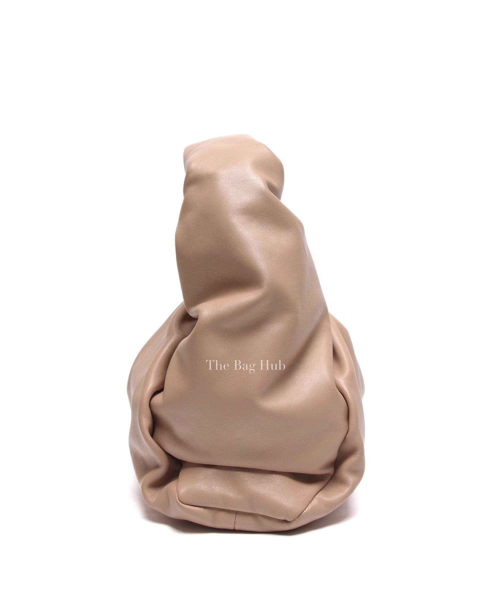 Bottega Veneta Nude Calfskin Leather The Pouch Shoulder Bag