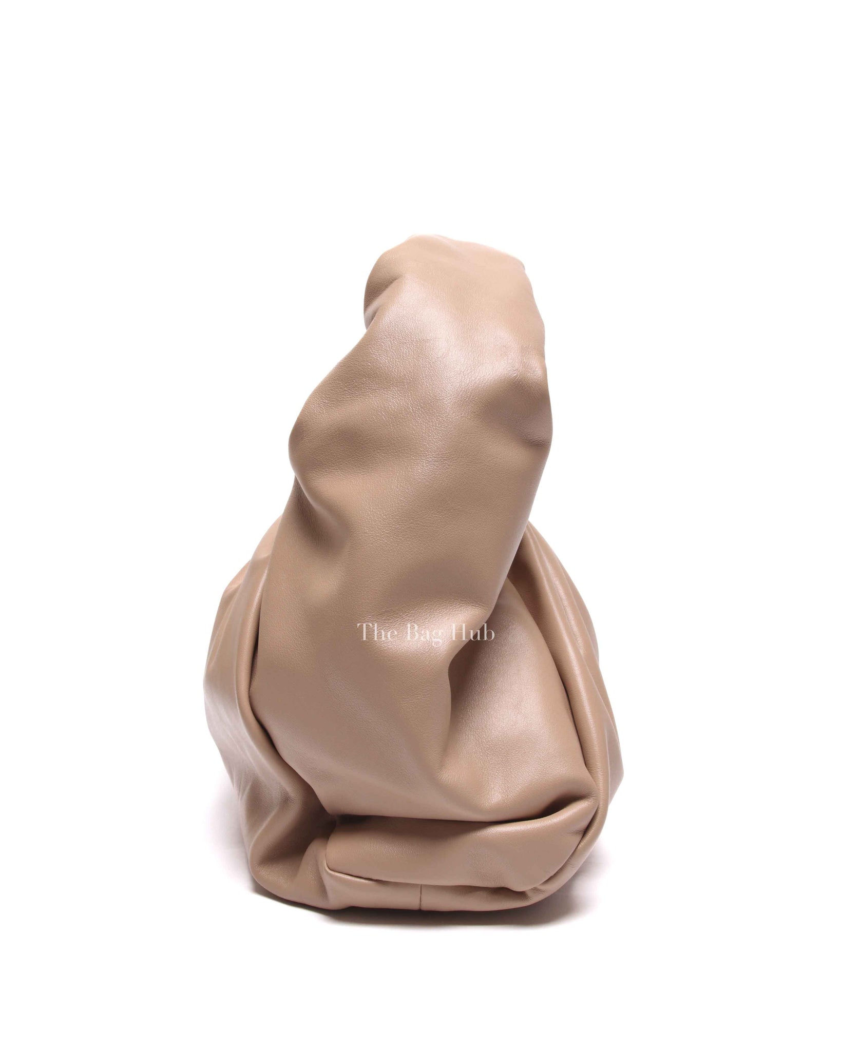 Bottega Veneta Nude Calfskin Leather The Pouch Shoulder Bag