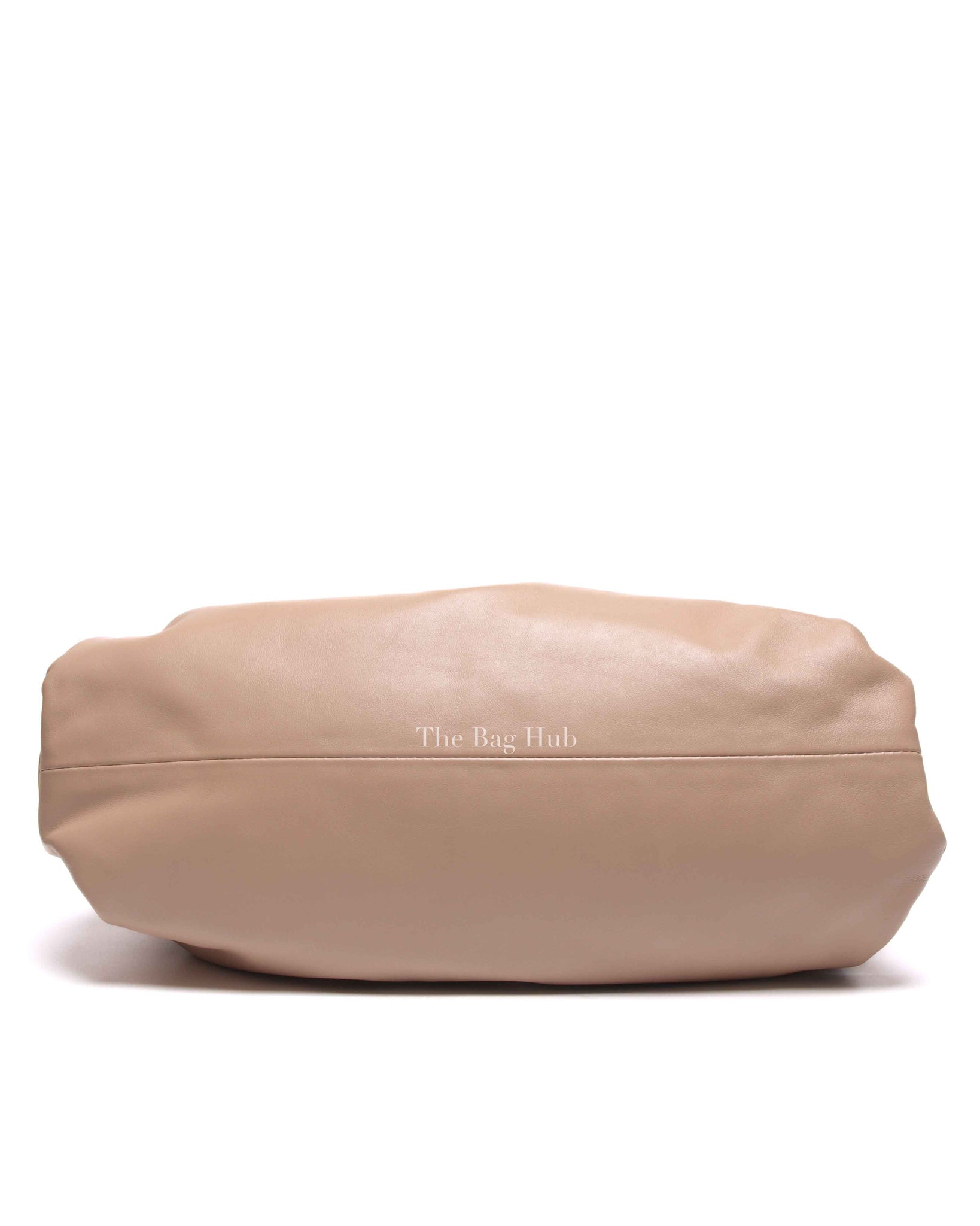Bottega Veneta Nude Calfskin Leather The Pouch Shoulder Bag