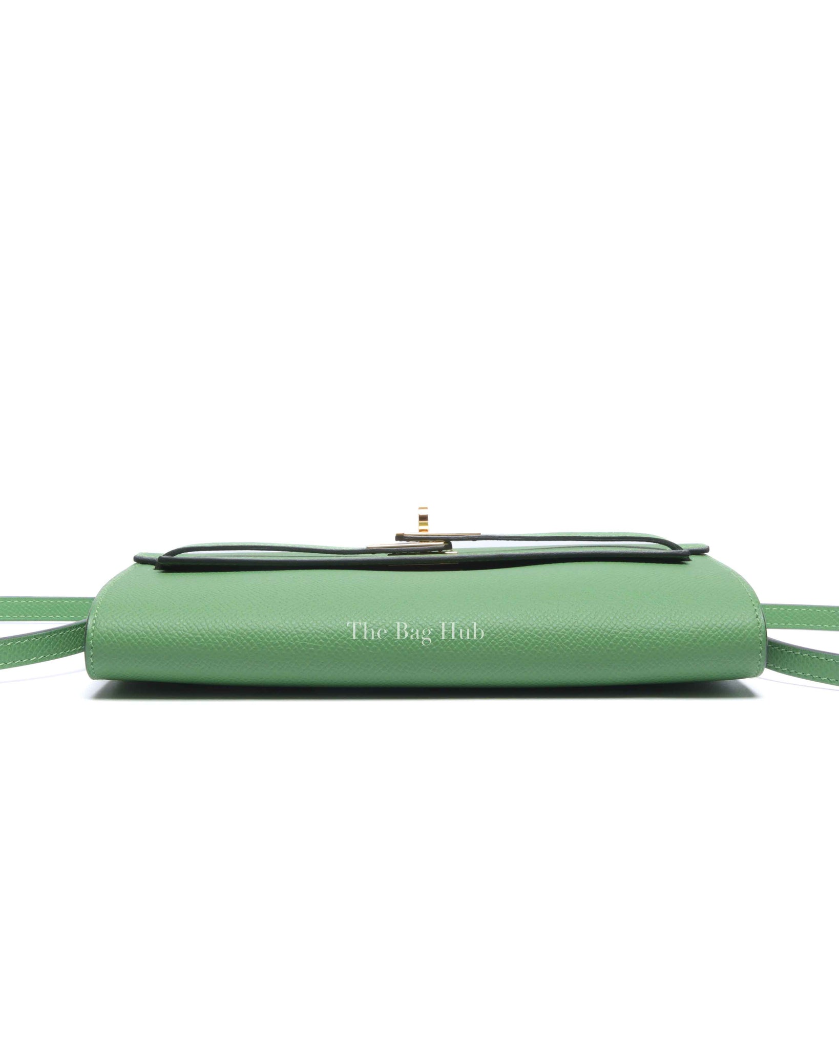 Hermes Vert Yucca Epsom Kelly To Go Wallet GHW