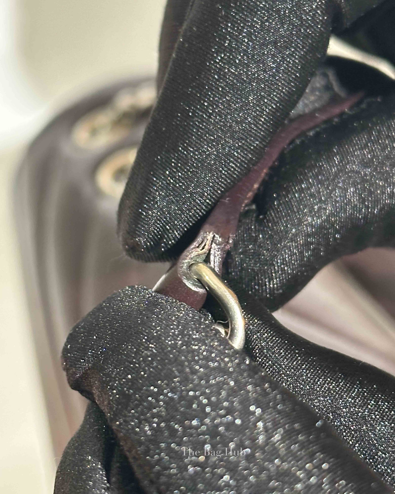 Saint Laurent Soil Brown Calfskin Y Quilted Monogram Medium Loulou Chain Bag