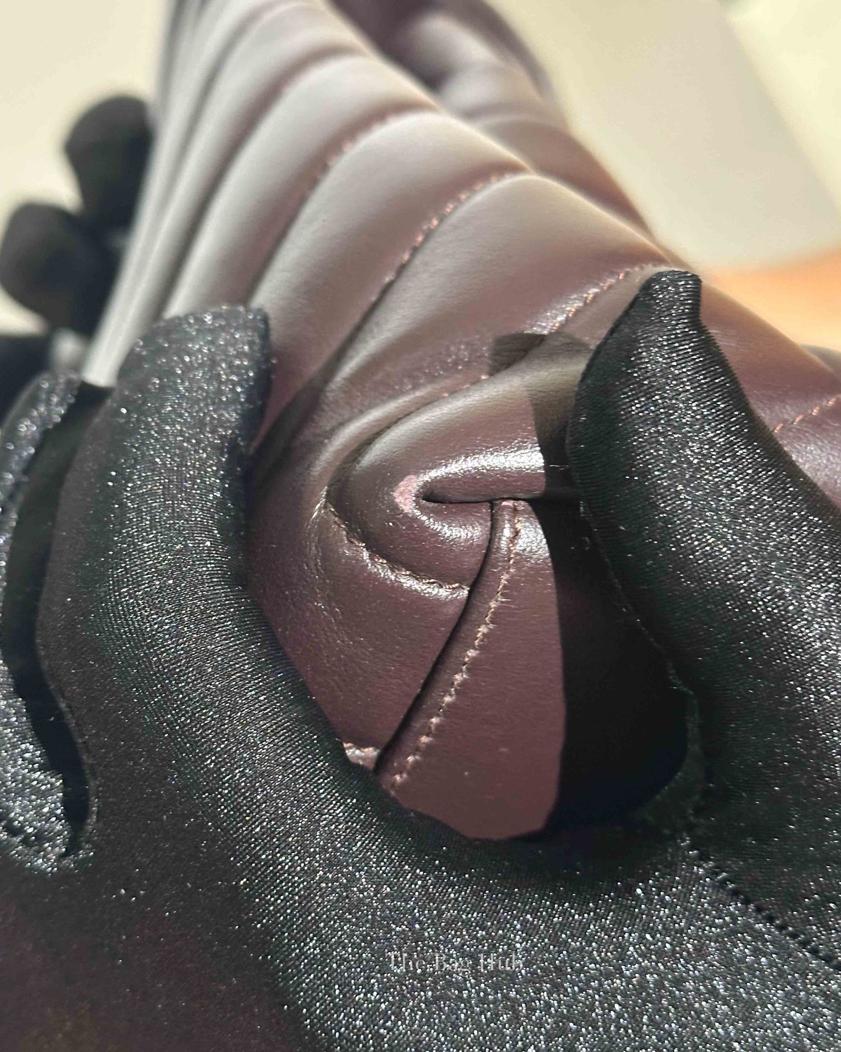 Saint Laurent Soil Brown Calfskin Y Quilted Monogram Medium Loulou Chain Bag