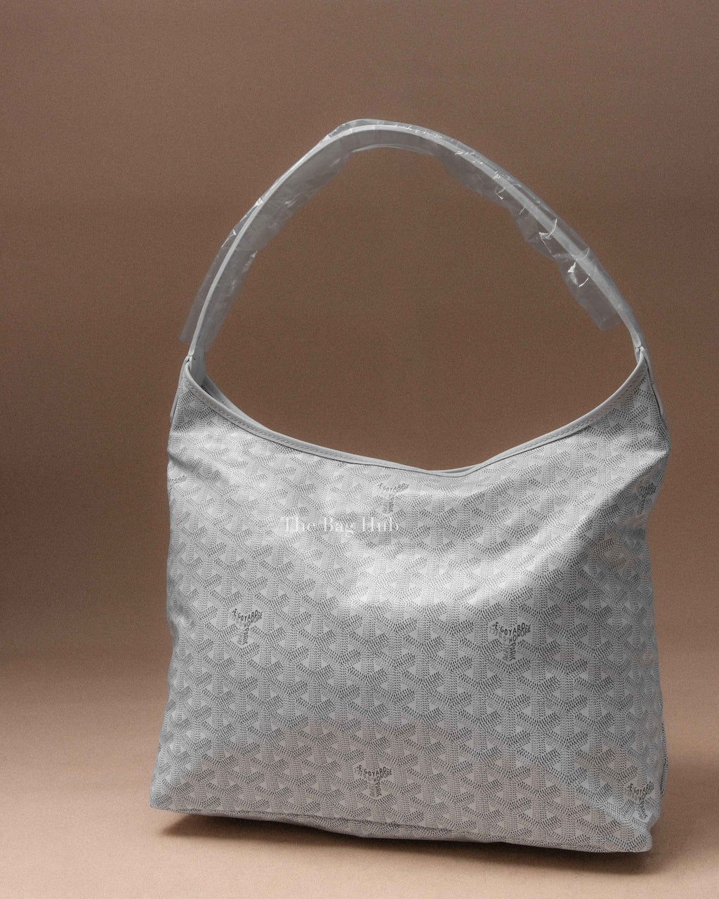 Goyard White Canvas Sac Hobo PM Bag