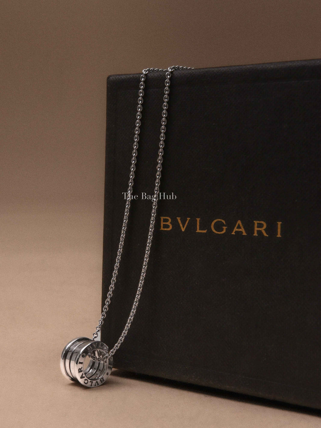 Bvlgari 18k White Gold B.Zero1 Necklace