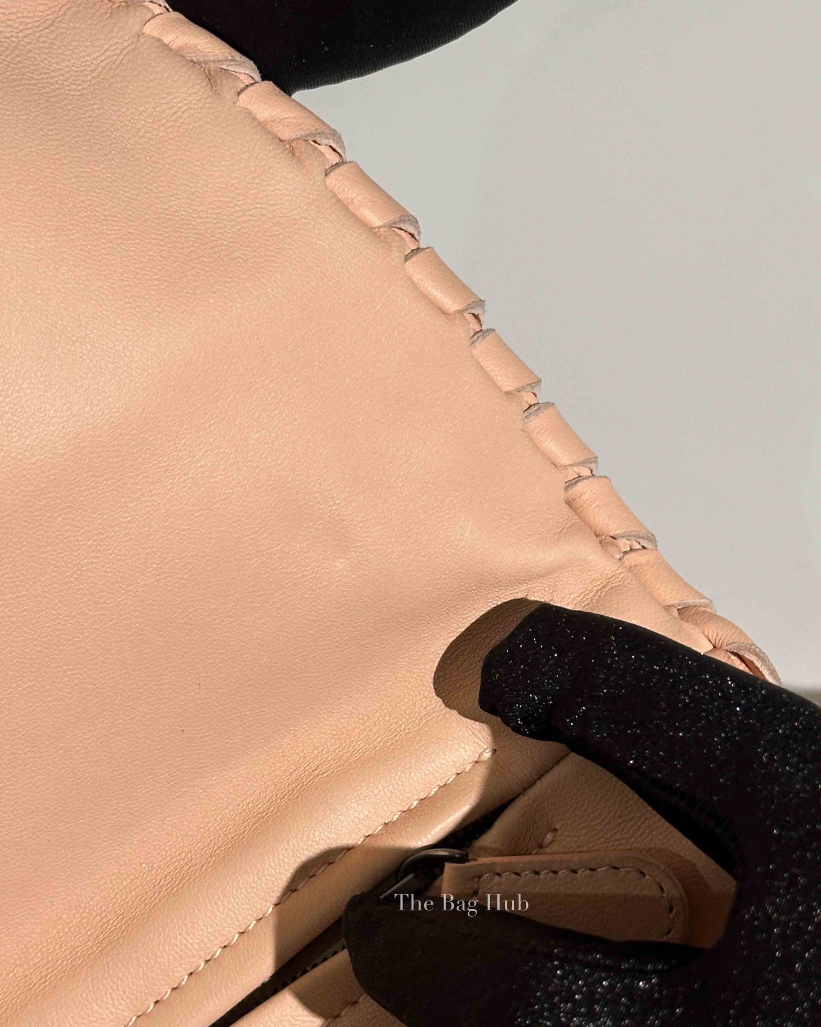 Bottega Veneta Pink Intrecciato Leather Turnlock Fold Over Clutch