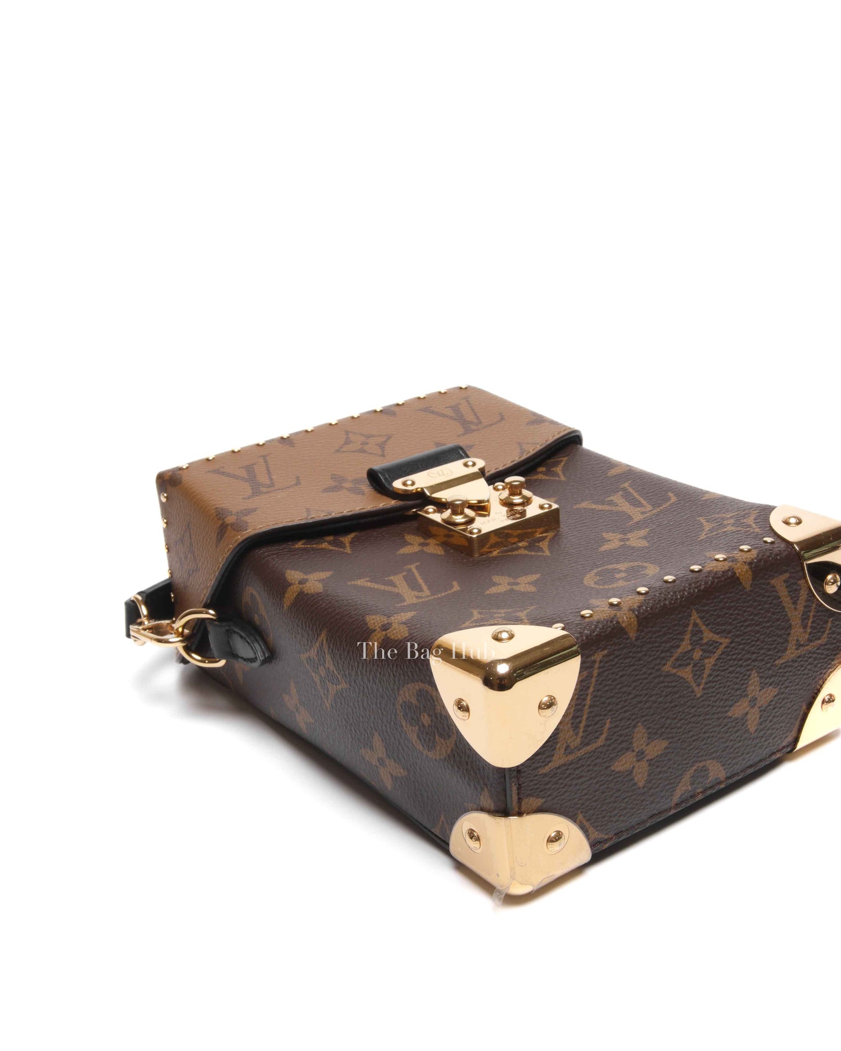 Louis Vuitton Brown Reverse Monogram Canvas Camera Box Bag