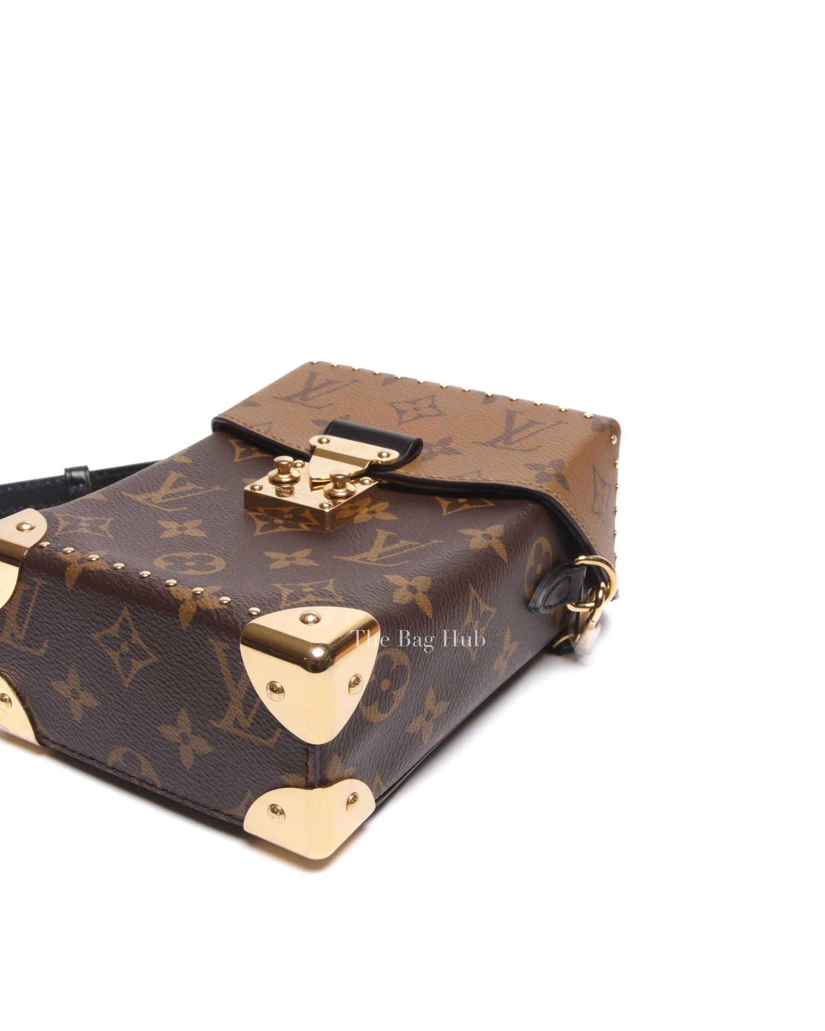 Louis Vuitton Brown Reverse Monogram Canvas Camera Box Bag
