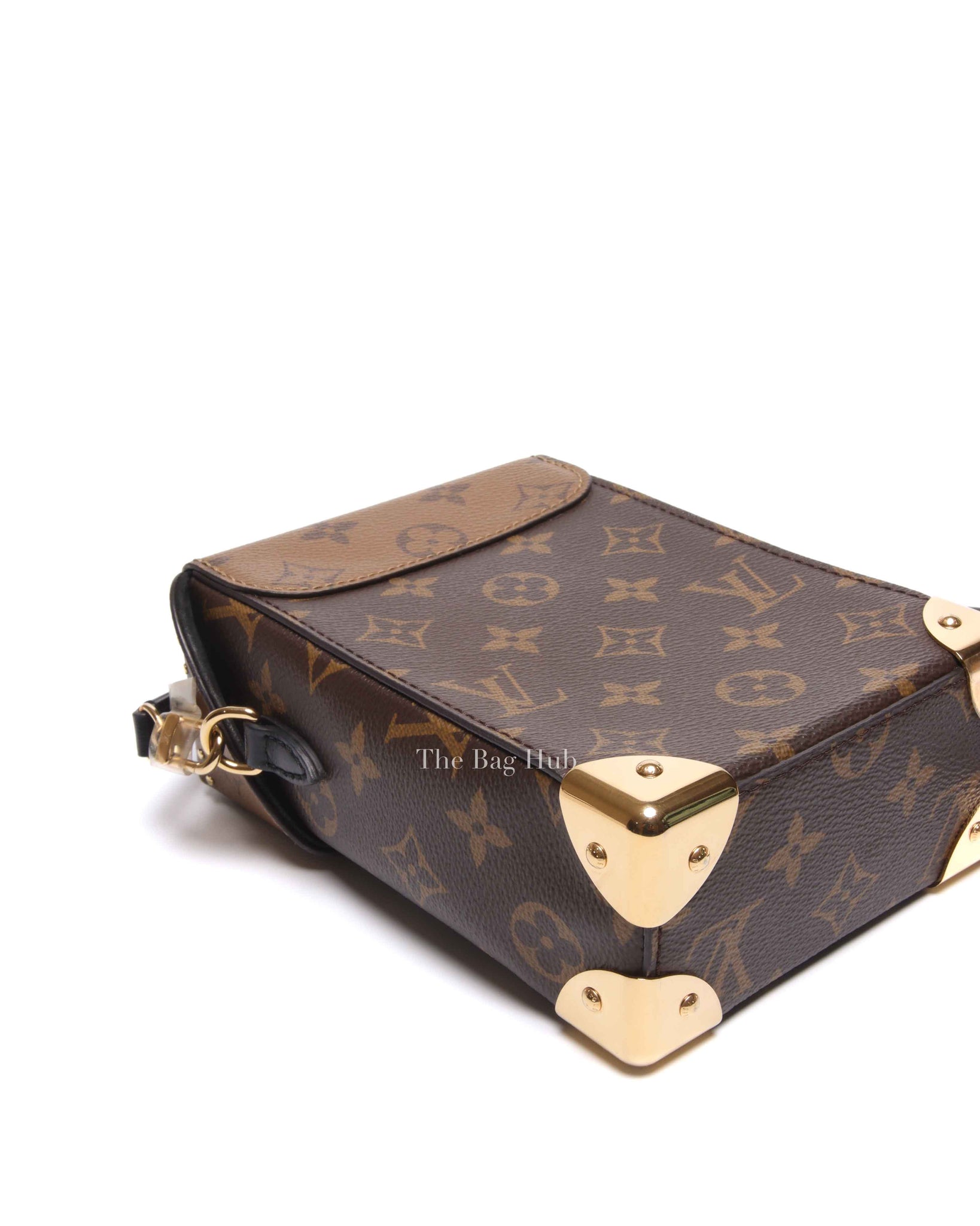 Louis Vuitton Brown Reverse Monogram Canvas Camera Box Bag