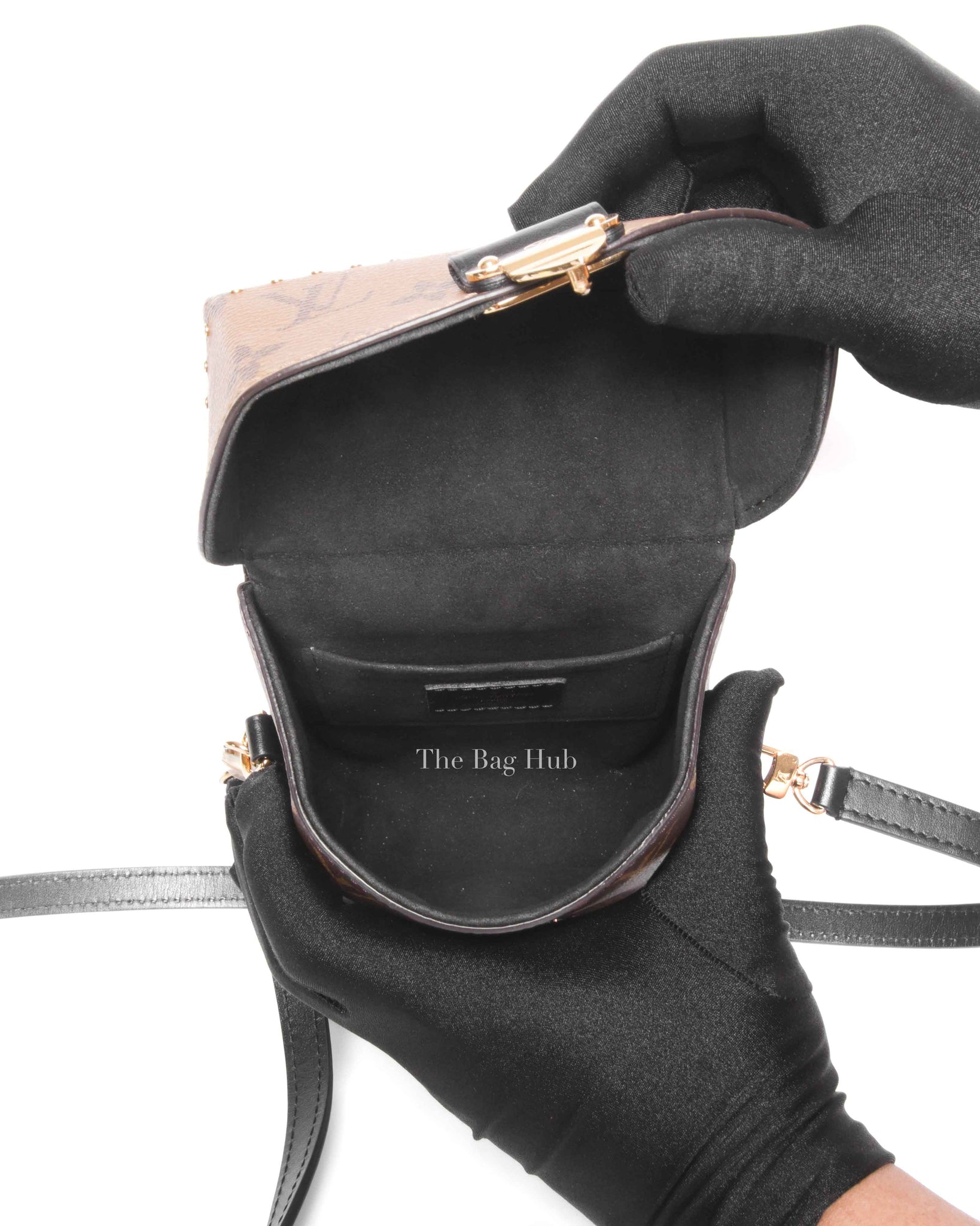 Louis Vuitton Brown Reverse Monogram Canvas Camera Box Bag