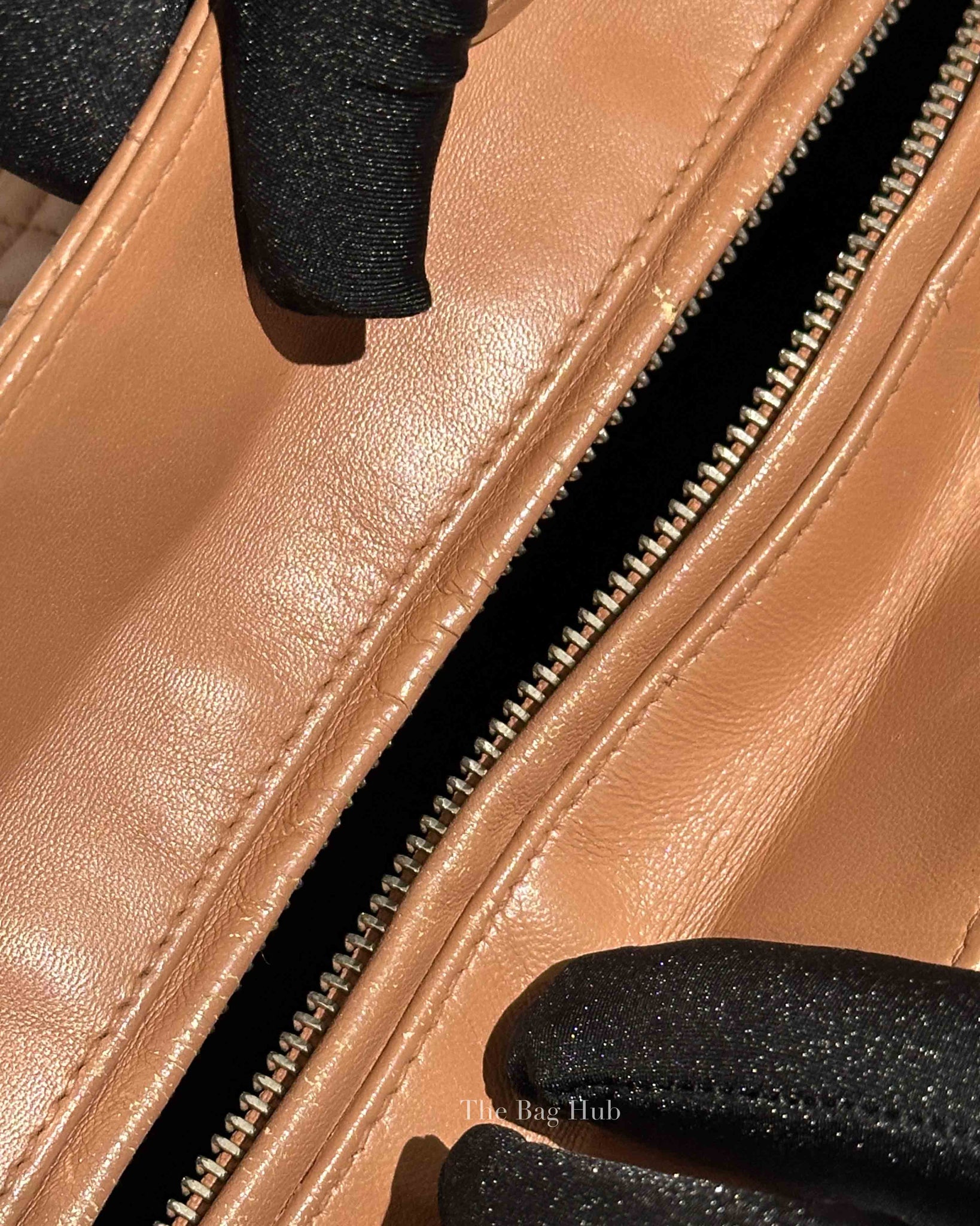 Dior Nude Cannage Lambskin Lady Dior Large Bag