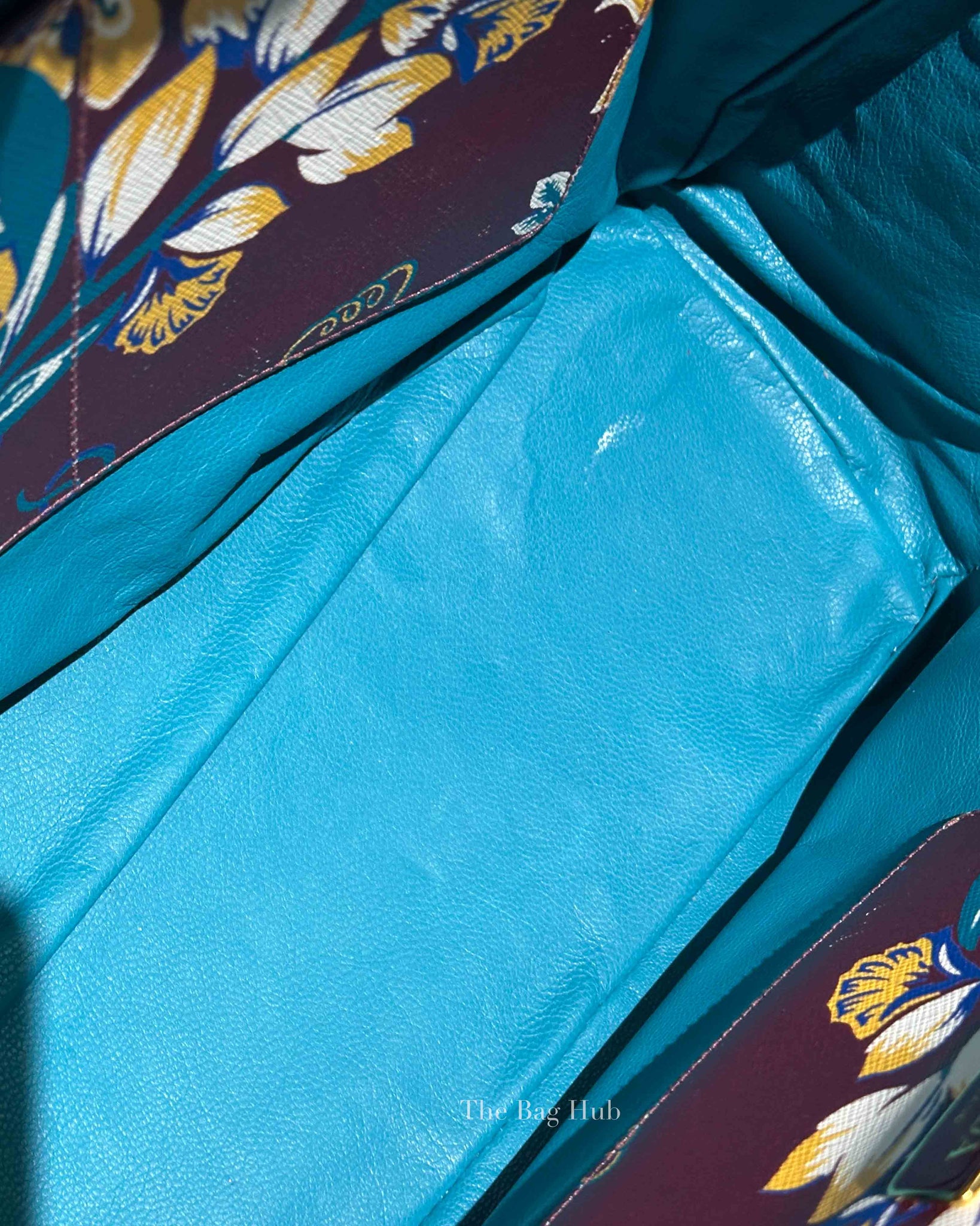 Prada Floral Saffiano Leather Galleria Medium Tote Bag BN2274