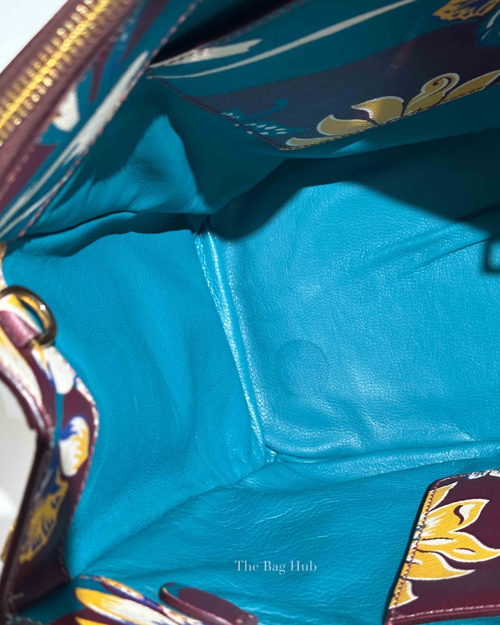 Prada Floral Saffiano Leather Galleria Medium Tote Bag BN2274