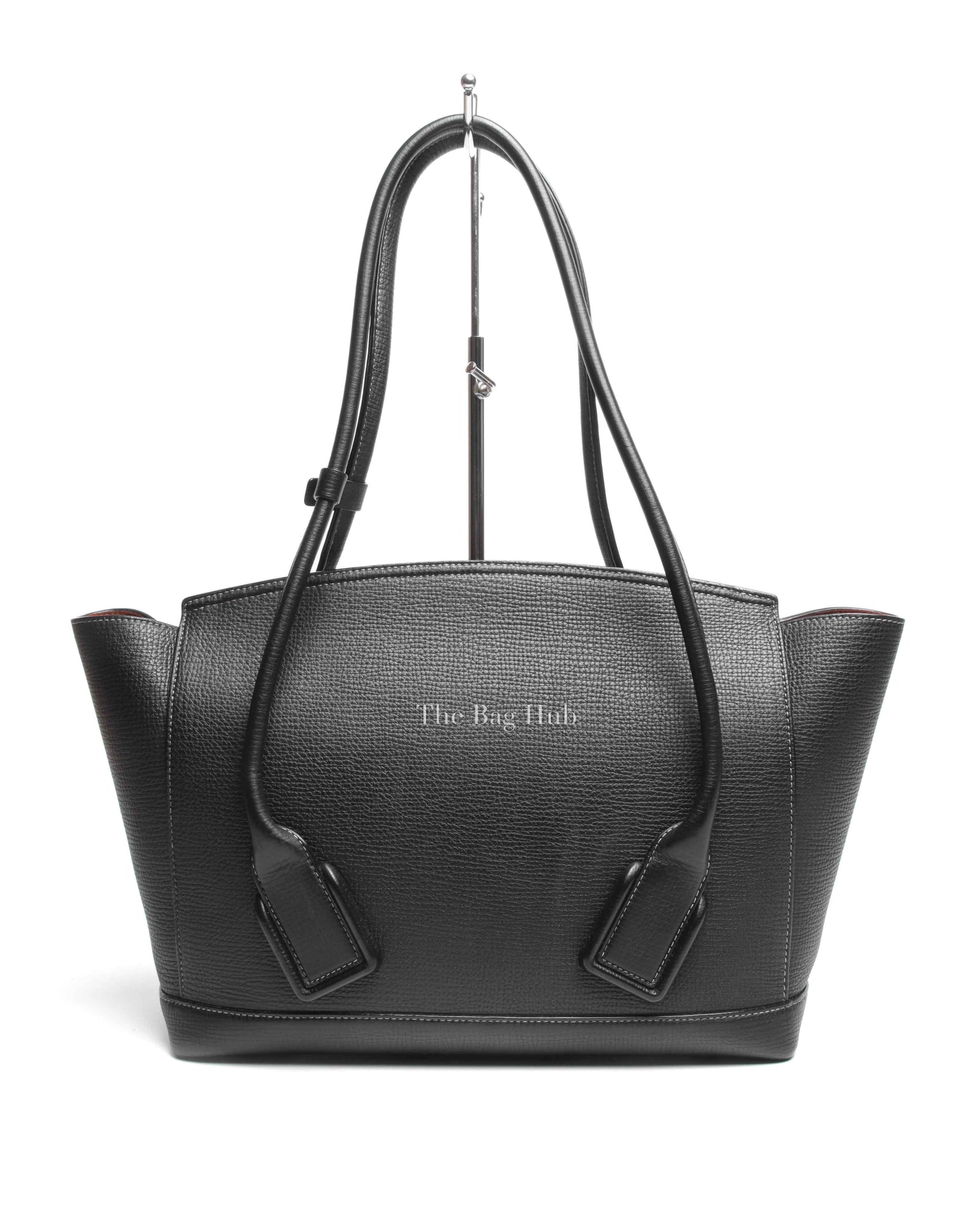 Bottega Veneta Black Leather Arco Large Bag
