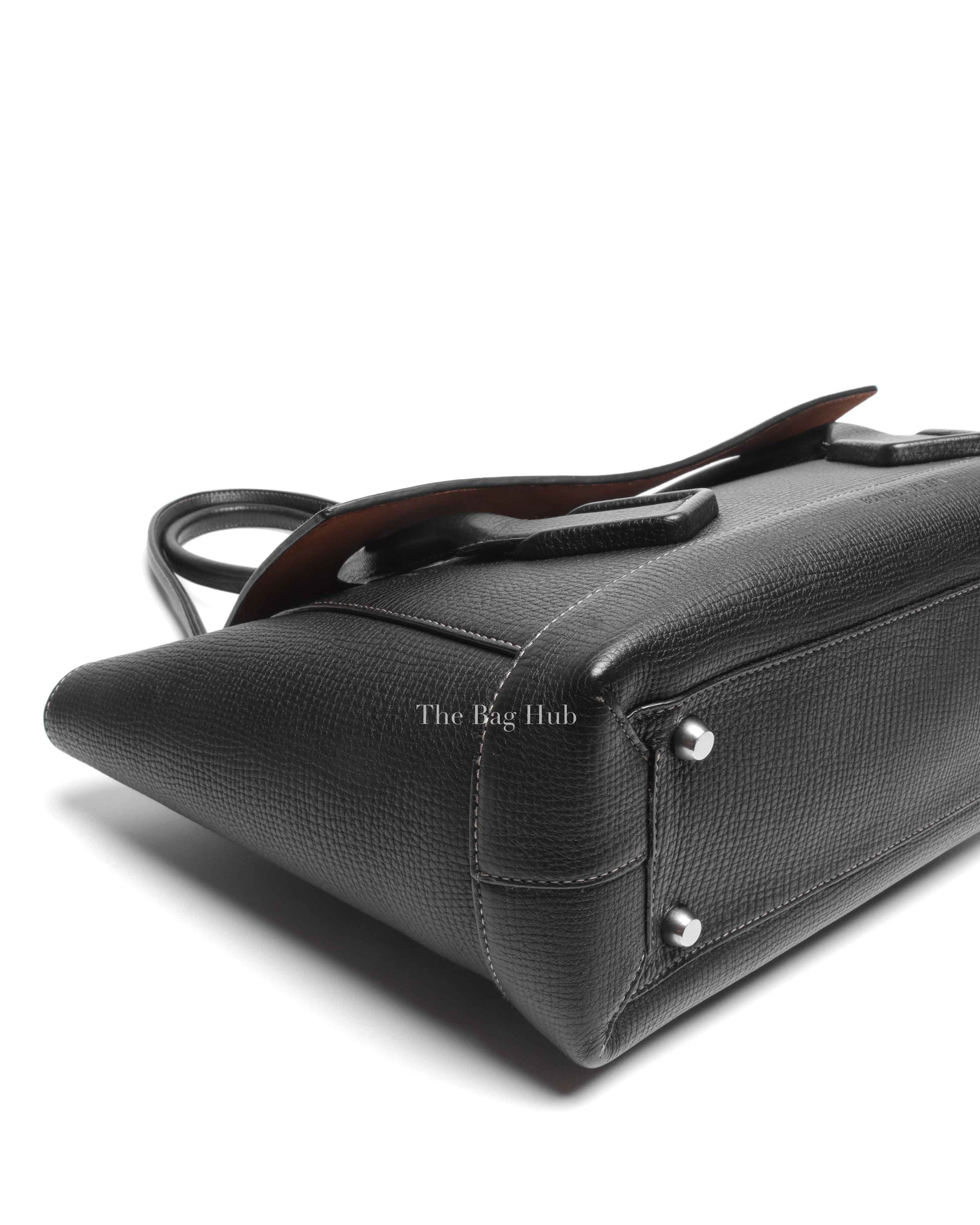 Bottega Veneta Black Leather Arco Large Bag