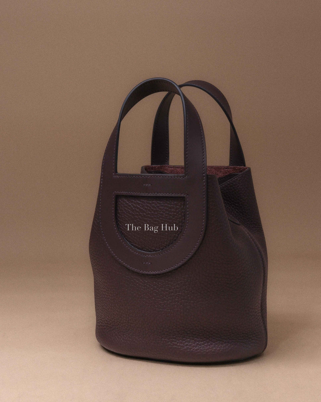 Hermes Ebene Sellier Clemence Leather In the Loop 18 PHW