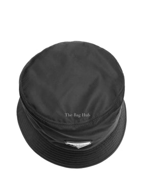 Prada Black Re-Nylon Bucket Hat Size M | Designer Brand