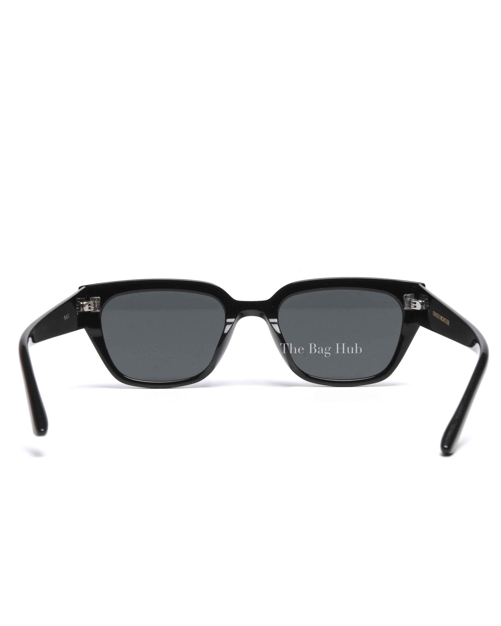 Gentle Monster Black Acetate Nabi 01 Sunglasses | Designer Gentle Monster Black Acetate Nabi 01 Sunglasses | Designer