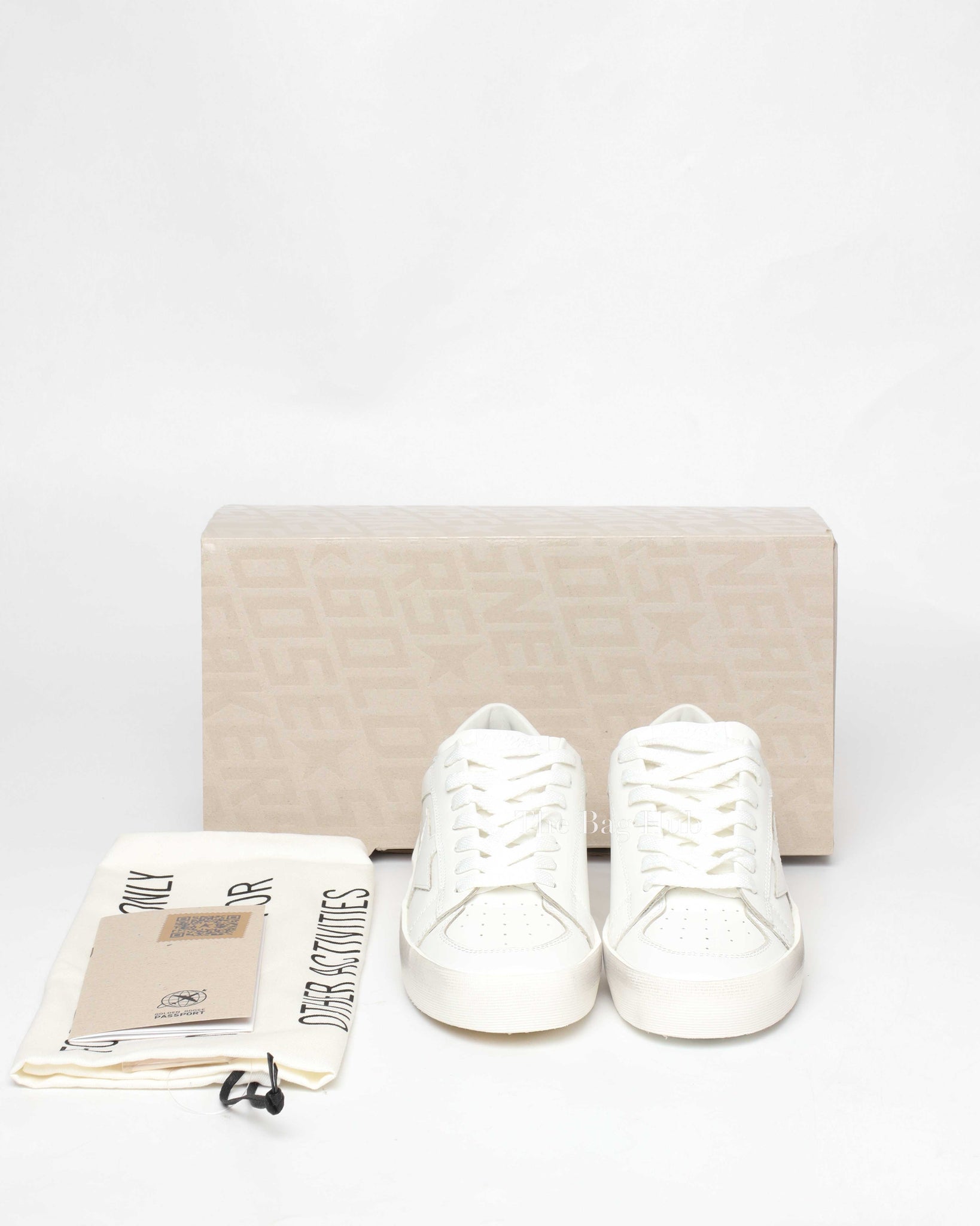 Golden Goose White Leather Stardan Sneakers Size 36-9