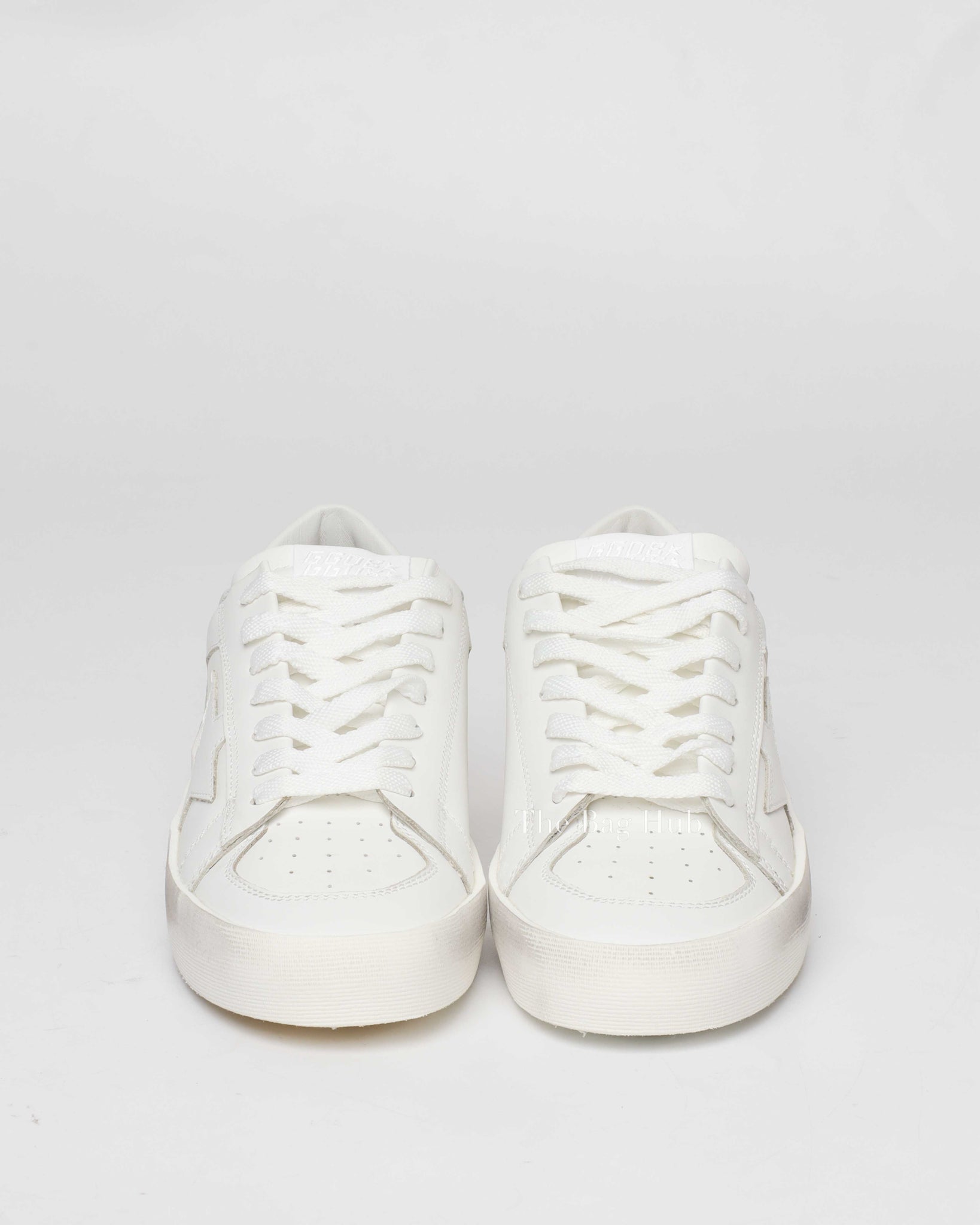 Golden Goose White Leather Stardan Sneakers Size 36-3