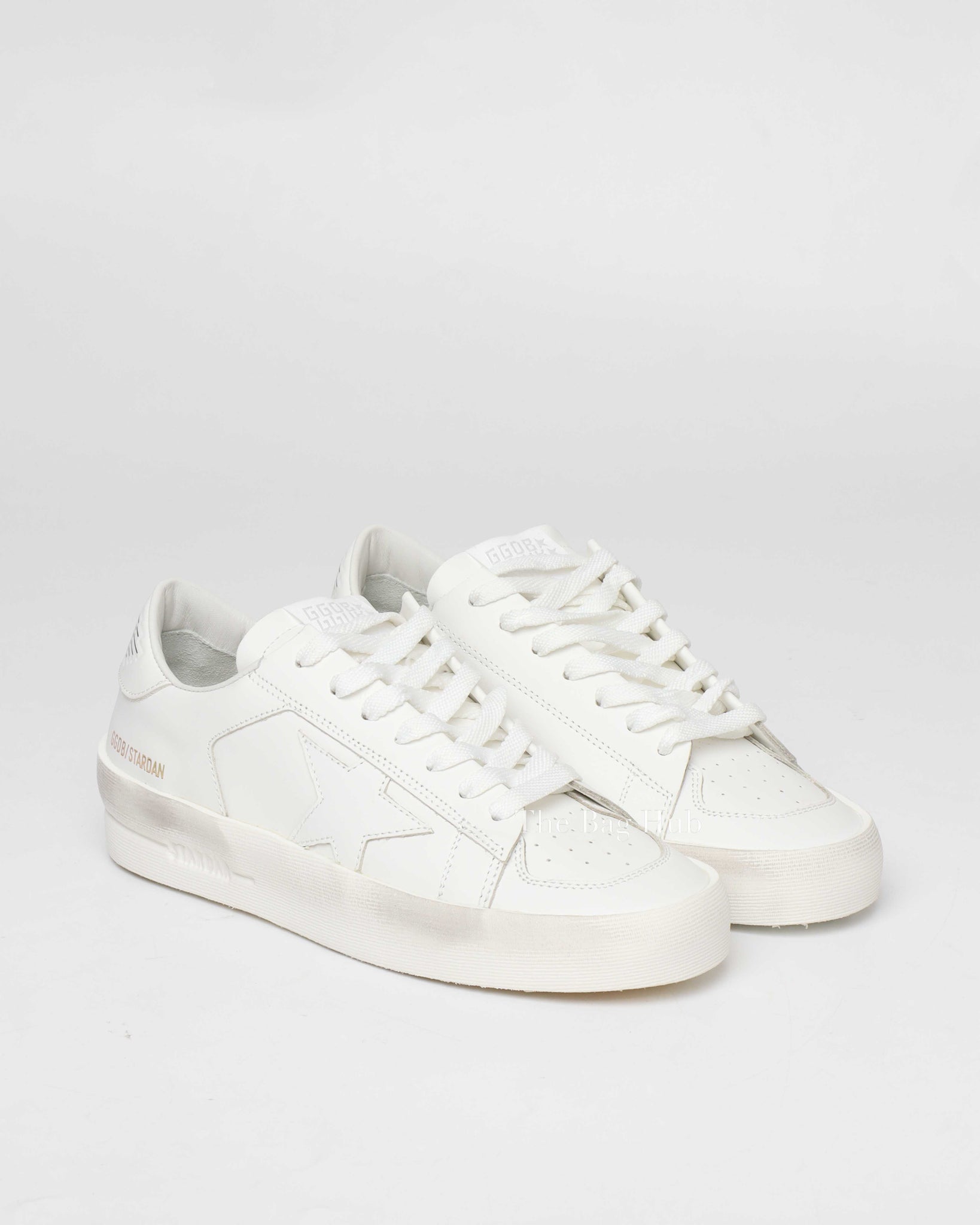 Golden Goose White Leather Stardan Sneakers Size 36-2