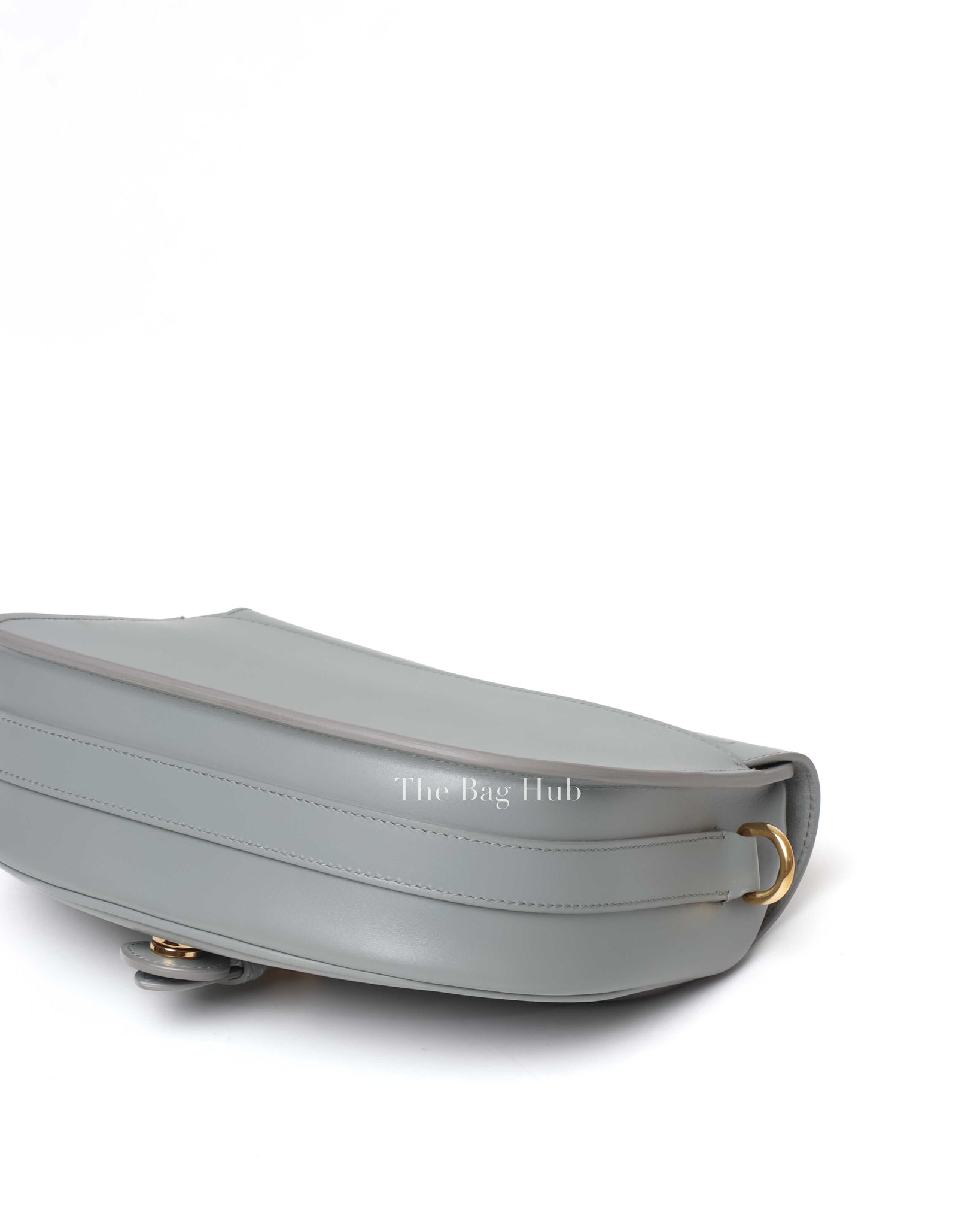 Dior Grey Box Calfskin Medium Bobby Bag-10