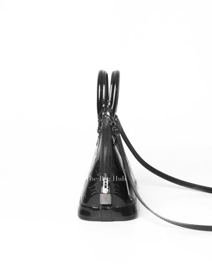 Louis Vuitton Black Patent Leather Alma BB Handbag-4
