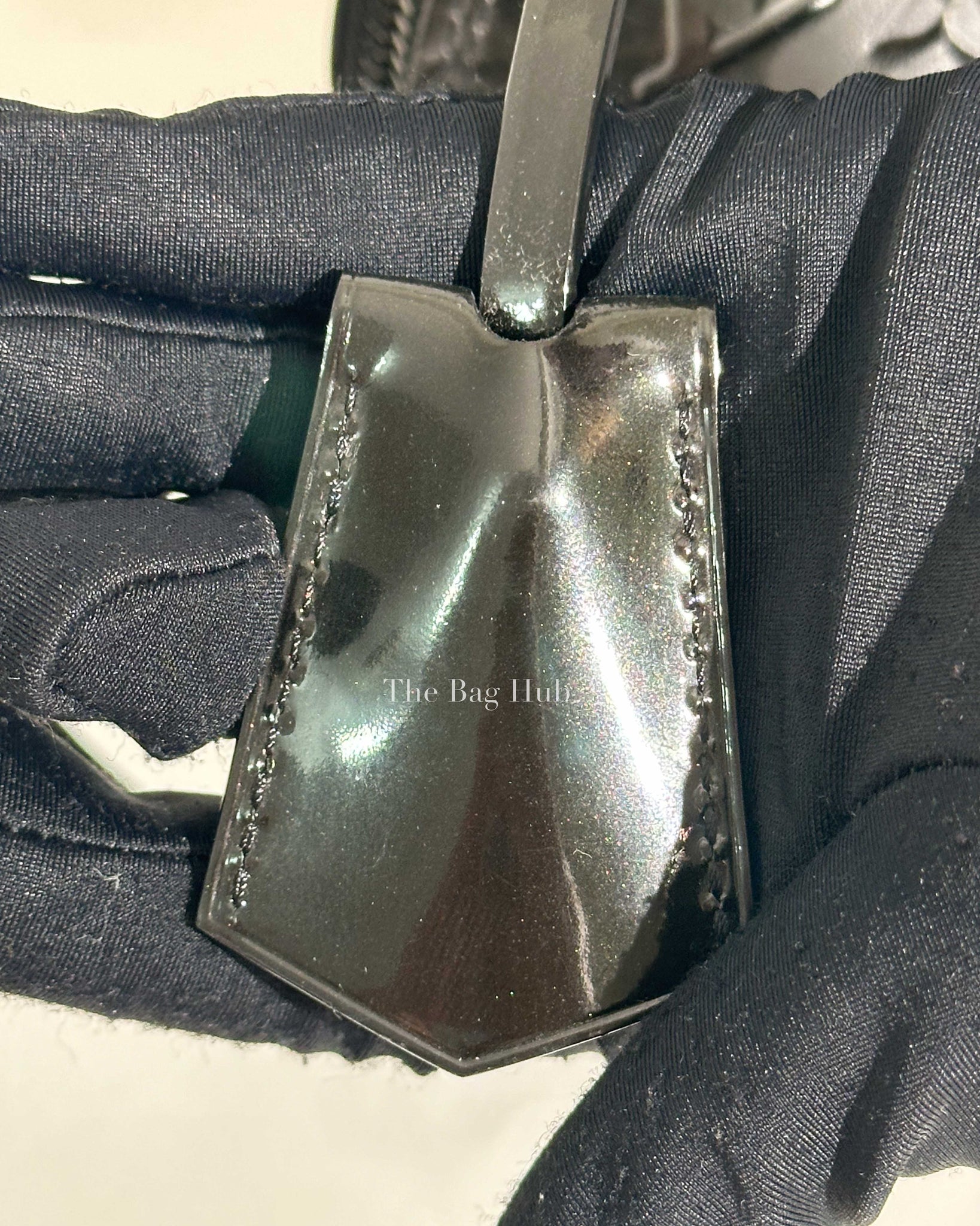 Louis Vuitton Black Patent Leather Alma BB Handbag-24