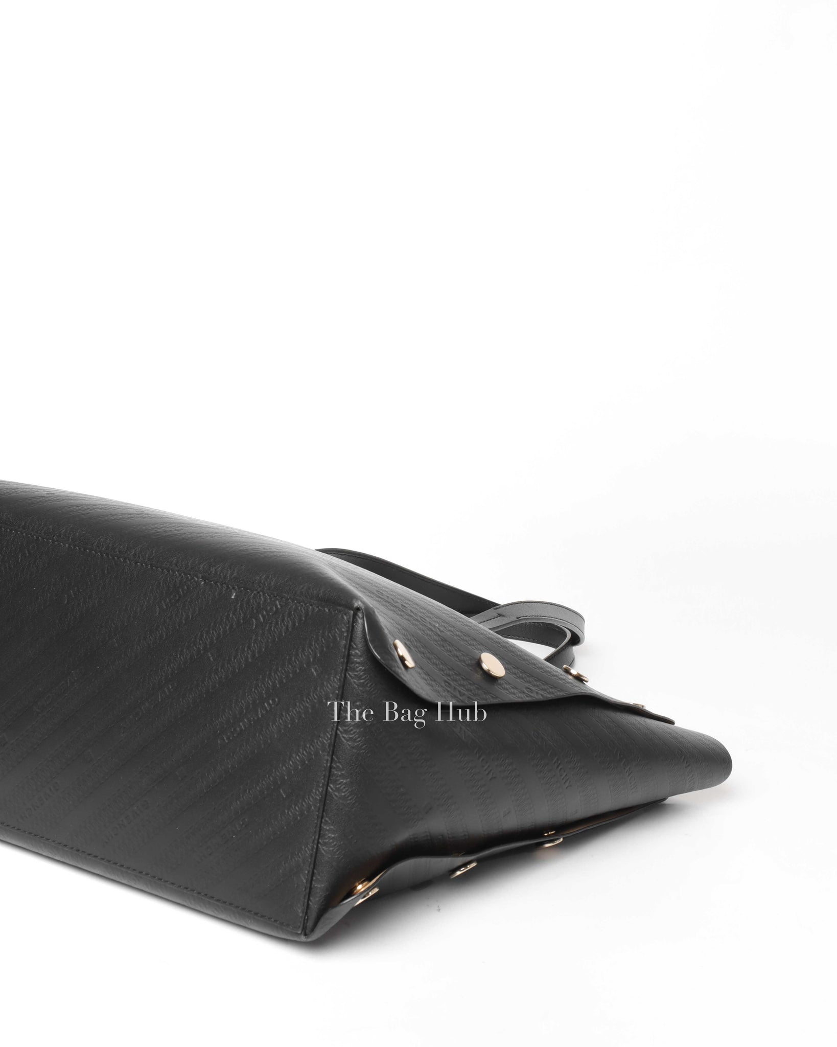 Givenchy Black Leather Medium Bond Shopper Tote Bag-8