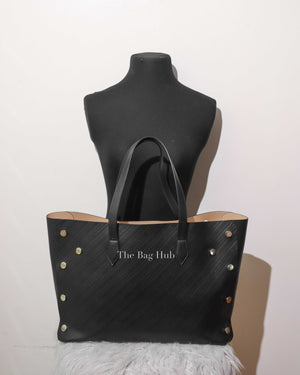 Givenchy Black Leather Medium Bond Shopper Tote Bag-12