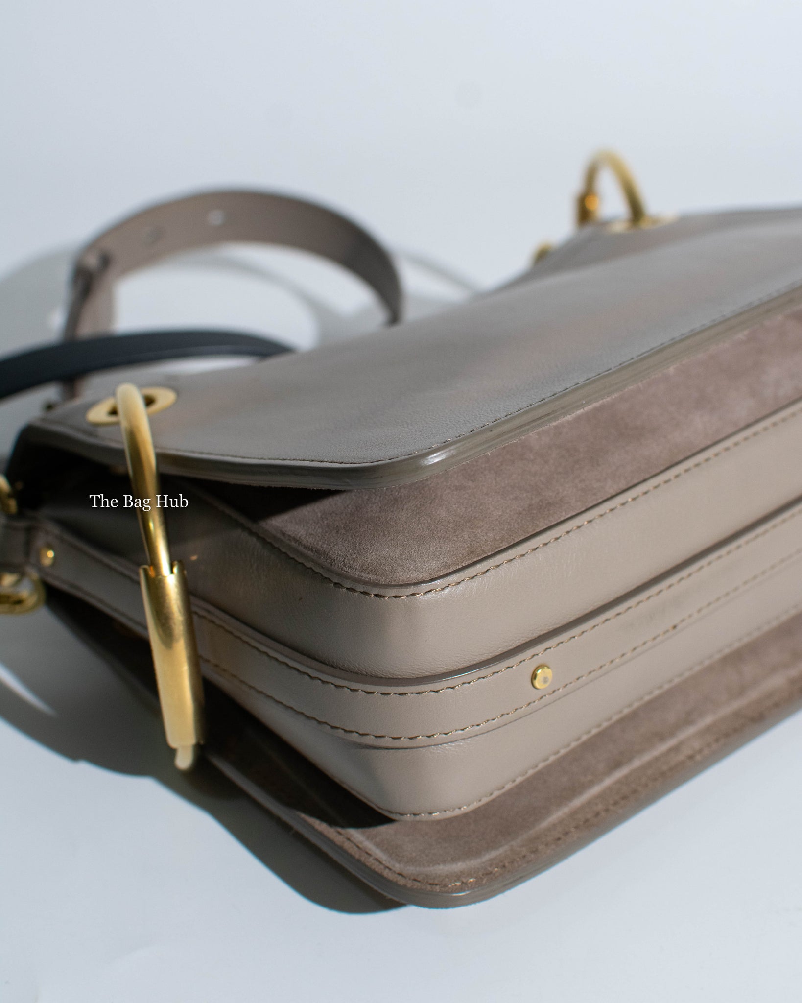 Chloe Motty Grey Small Roy Shoulder Bag
