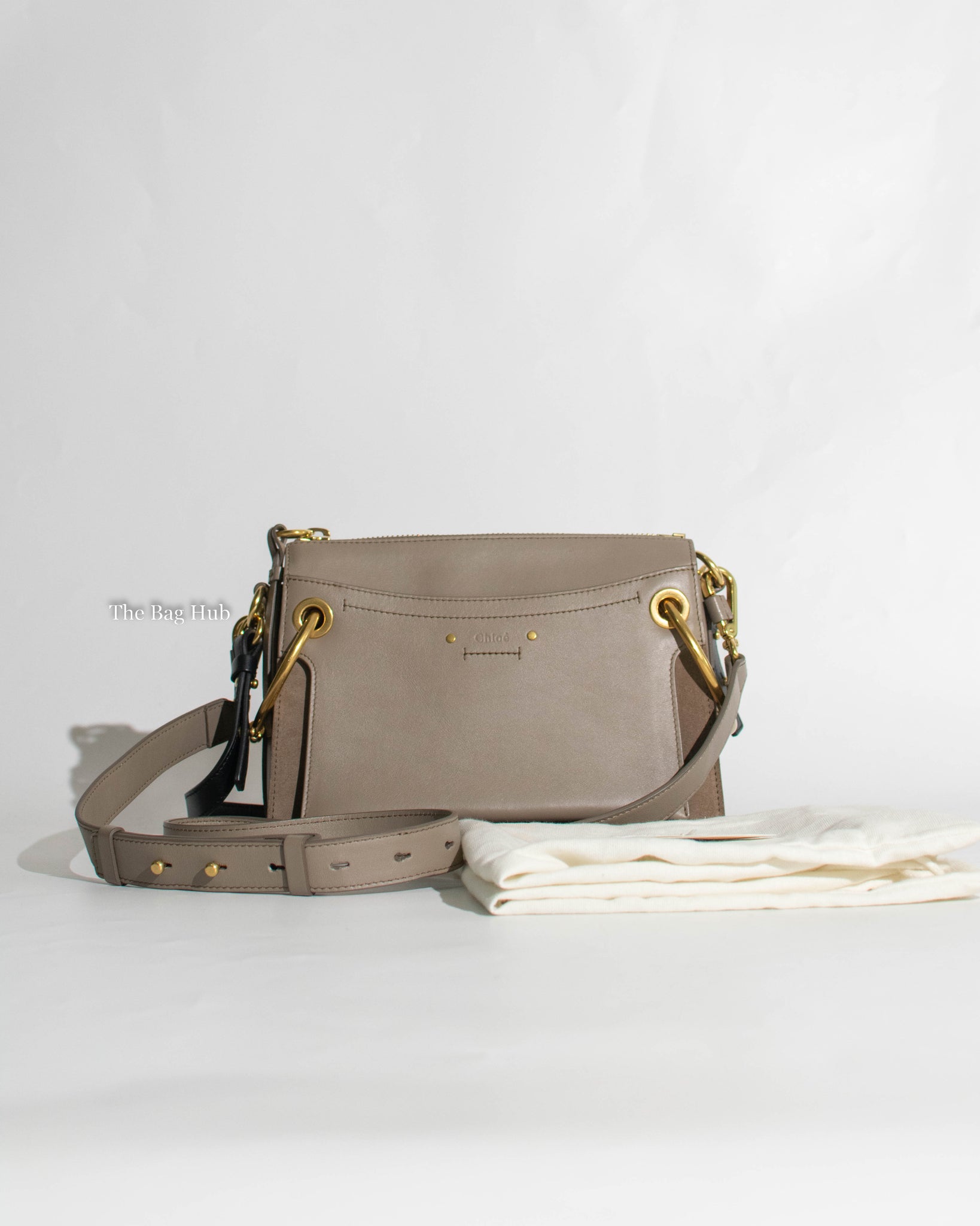 Chloe Motty Grey Small Roy Shoulder Bag