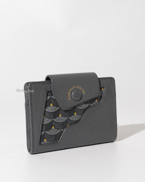 Faure Le Page Gray Business Card Holder Calibre, Designer Brand, Authentic Faure Le Page