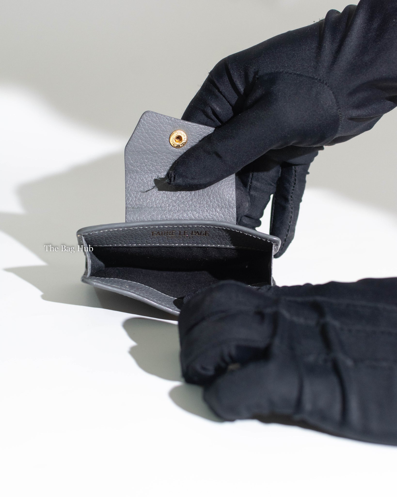 Faure Le Page Gray Business Card Holder Calibre