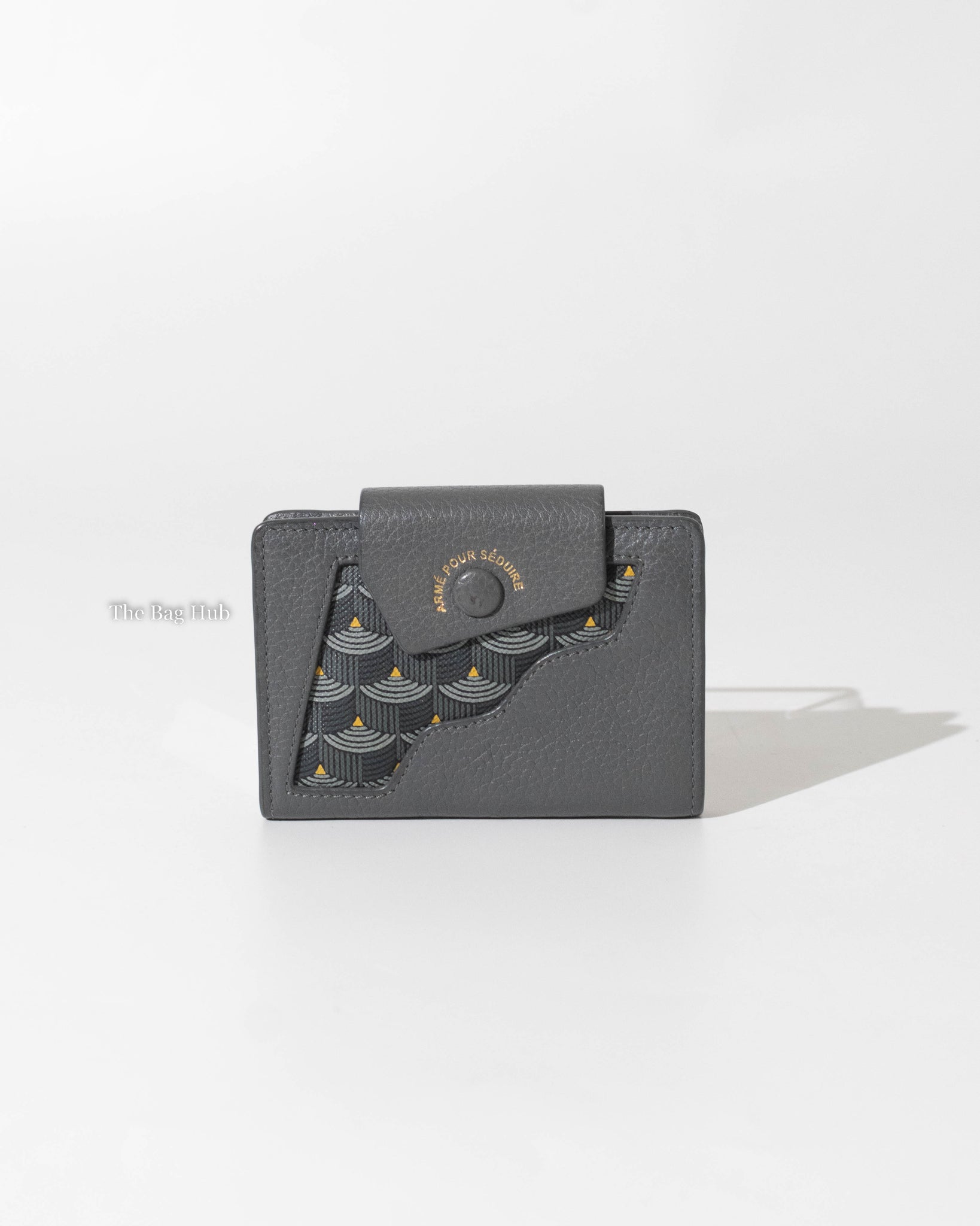 Faure Le Page Gray Business Card Holder Calibre Designer Brand