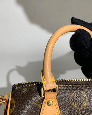 Louis Vuitton Monogram Nano Speedy Crossbody Bag