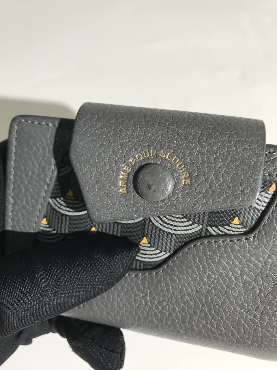 Faure Le Page Gray Business Card Holder Calibre