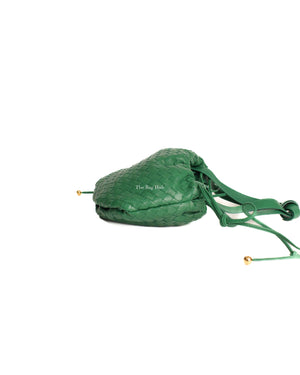 Bottega Veneta Green Intrecciato Small Bulb Bag