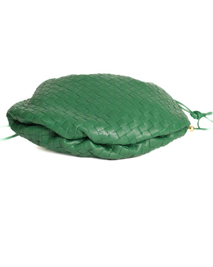 Bottega Veneta Green Intrecciato Small Bulb Bag