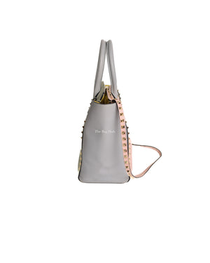 Valentino Garavani Tricolor Rockstud 2-way Tote Bag