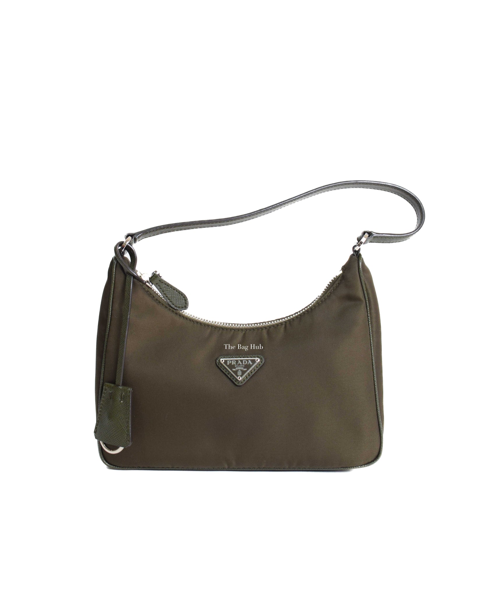 Prada Camouflage Green Nylon Re-Edition 2005 Mini Bag