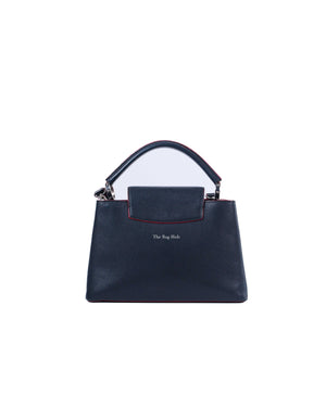 Louis Vuitton Navy Blue Capucines MM Bag-3