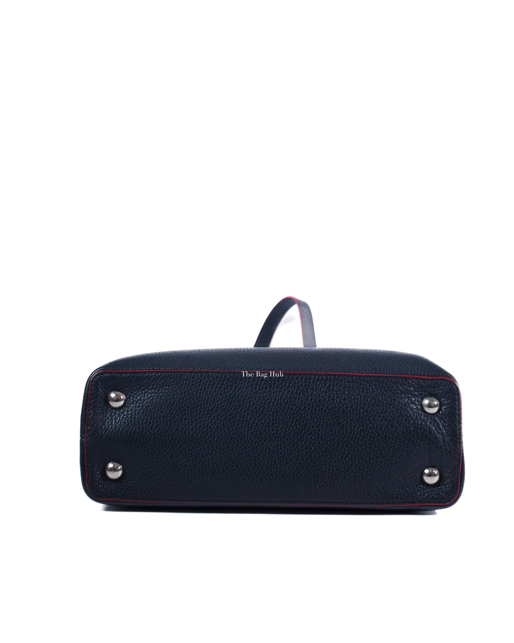 Louis Vuitton Navy Blue Capucines MM Bag-6