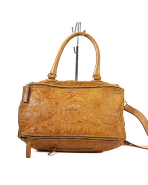 Givenchy Brown Wrinkled Sheepskin Pandora Large Bag-2